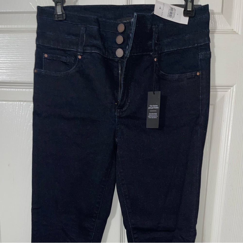 Ann Taylor Midnight Blue Skinny Jeans